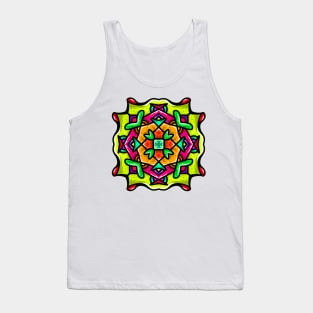 Abstract Mandala illustration Tank Top